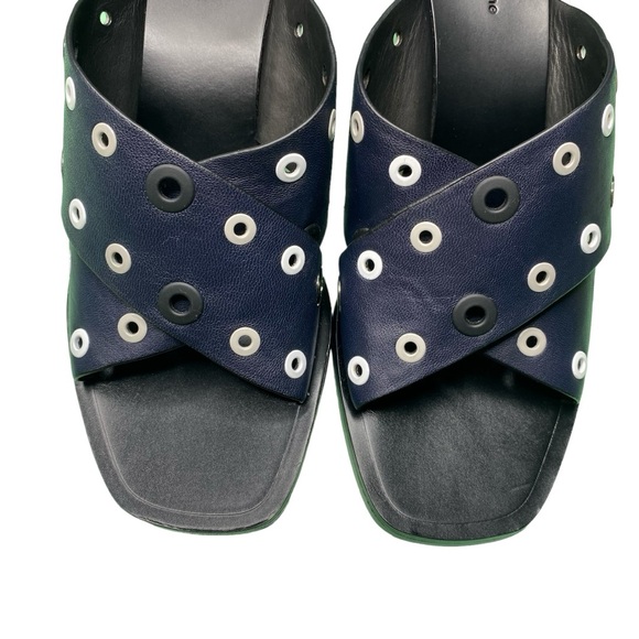 Rag & Bone Paige Sandals NEW Blue Black Sz 8 - Picture 8 of 16